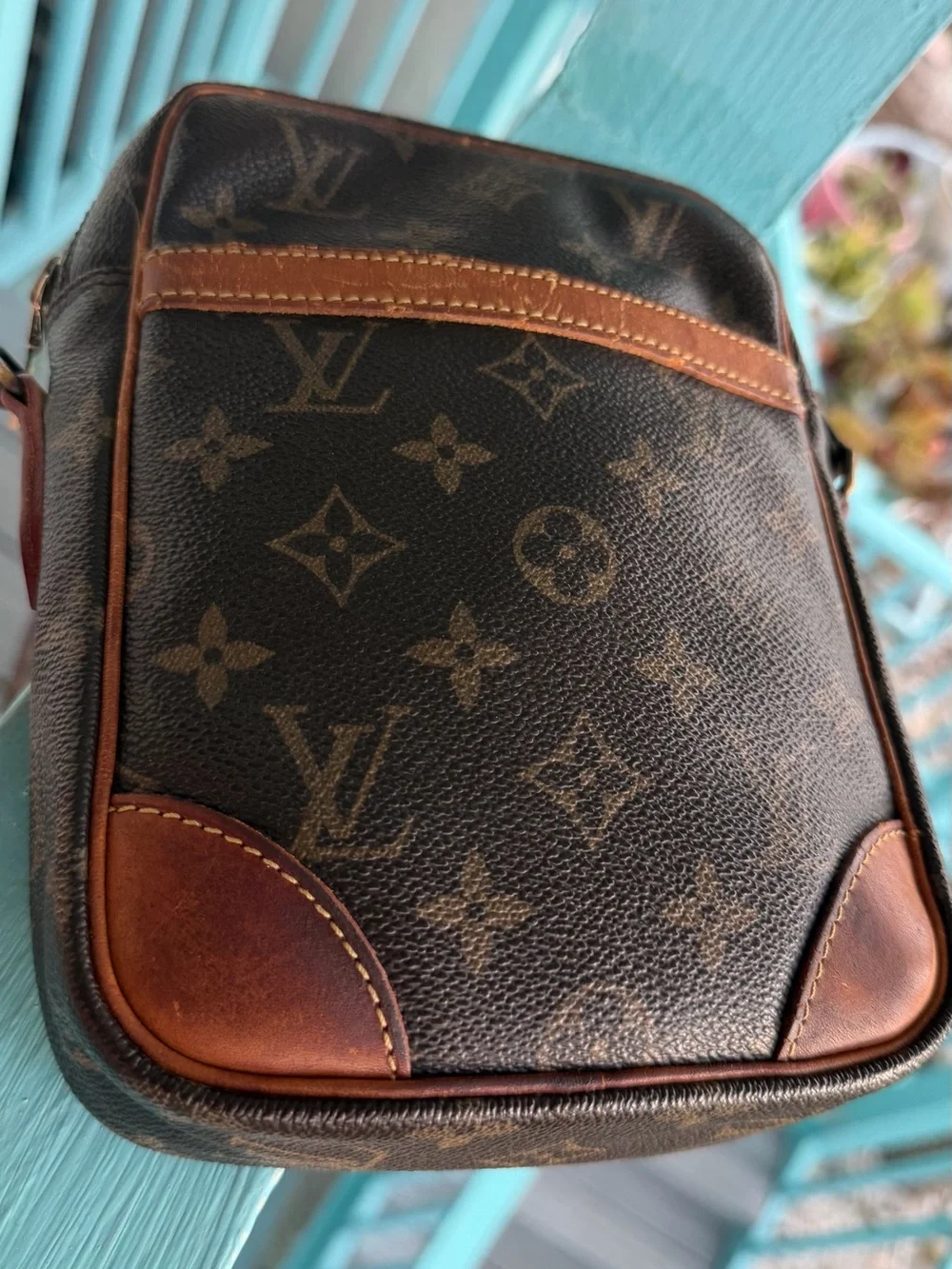 Louis Vuitton Vintage Danube PM Monogram Crossbody Bag